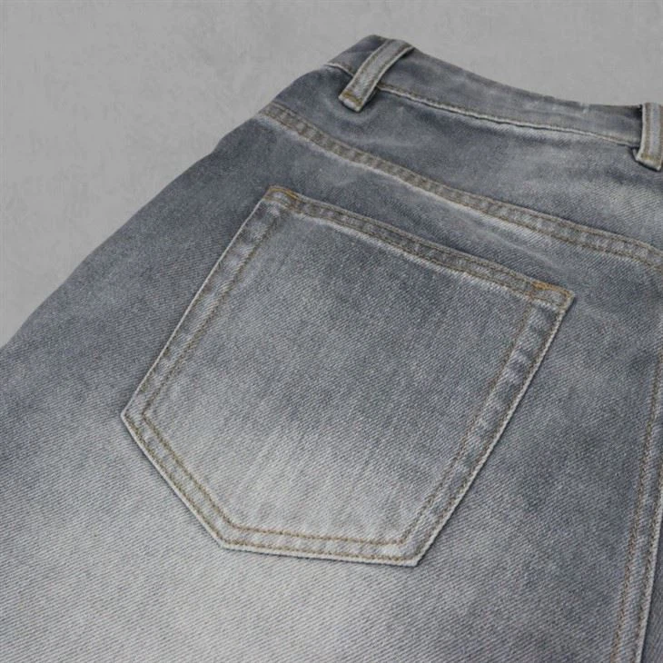 Screen Print Denim Vintage Baggy Y2k Jorts