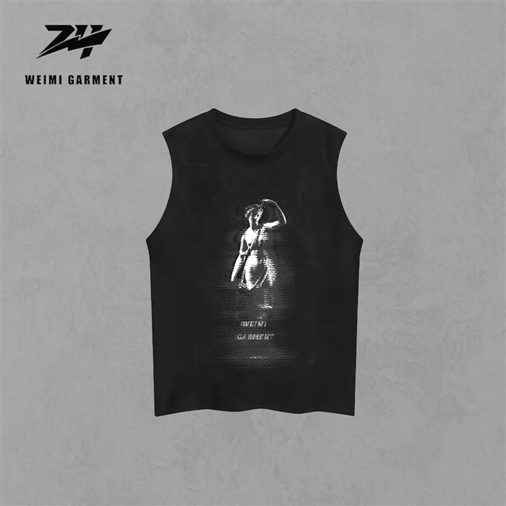 Crysau Llewys Swmp Gyda Print Sgrîn